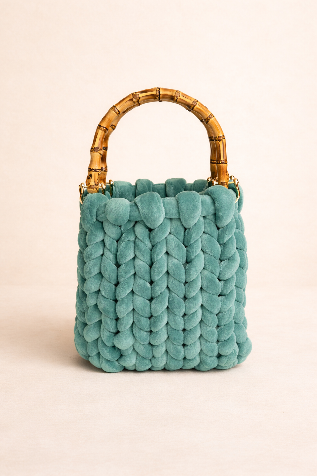 Luxe Loops Chunky Knit Purse