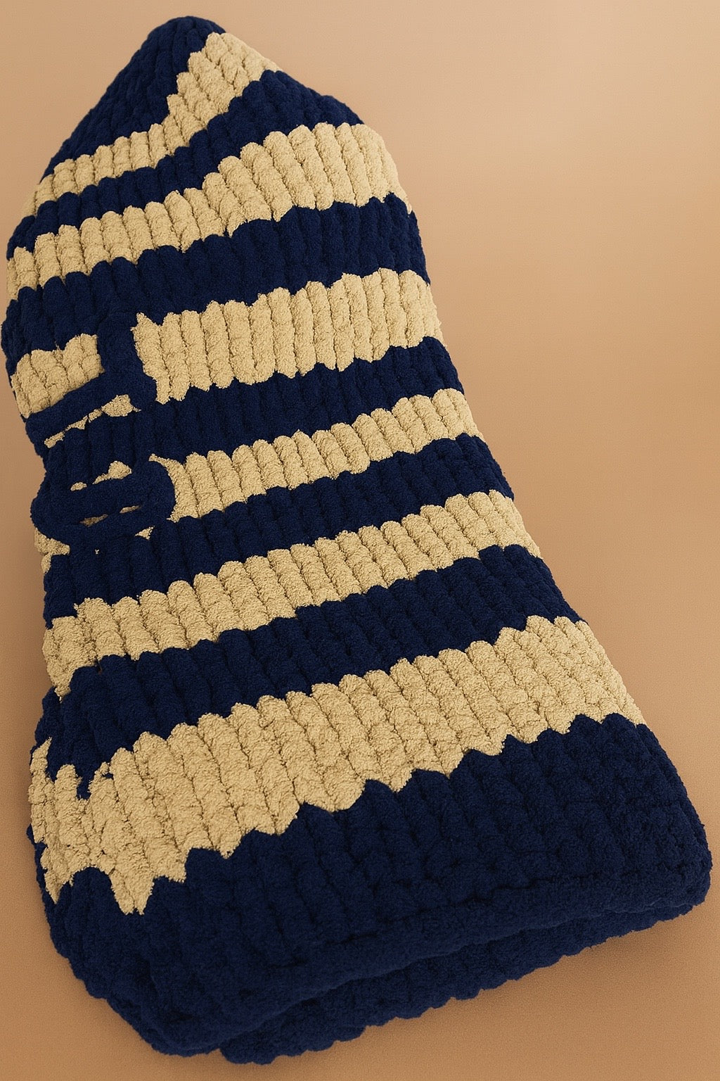 Custom Name Chunky Knit Blanket- Personalized Luxury Throw