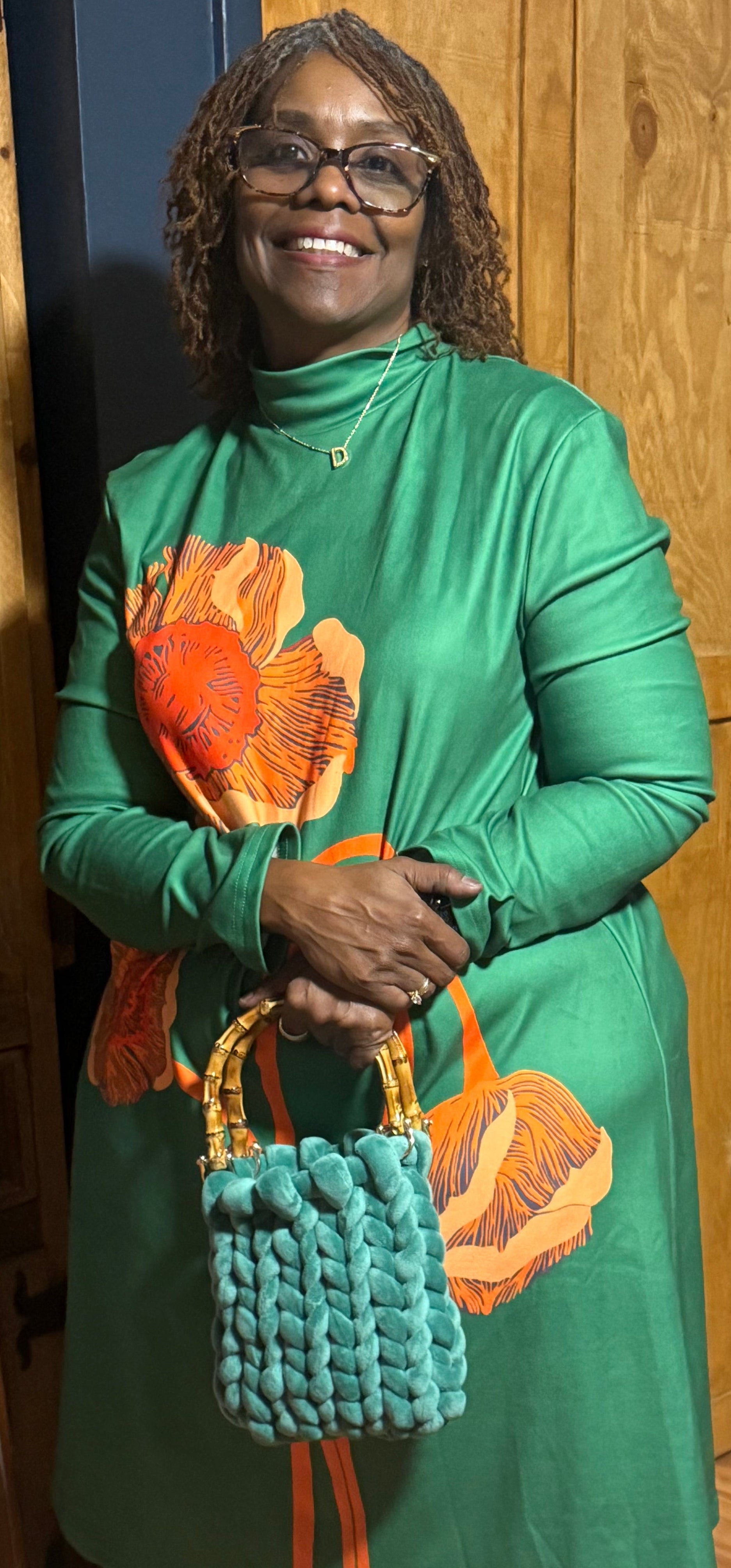 Luxe Loops Chunky Knit Purse